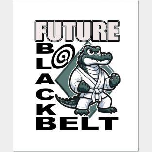 Future Black Belt Alligator Posters and Art